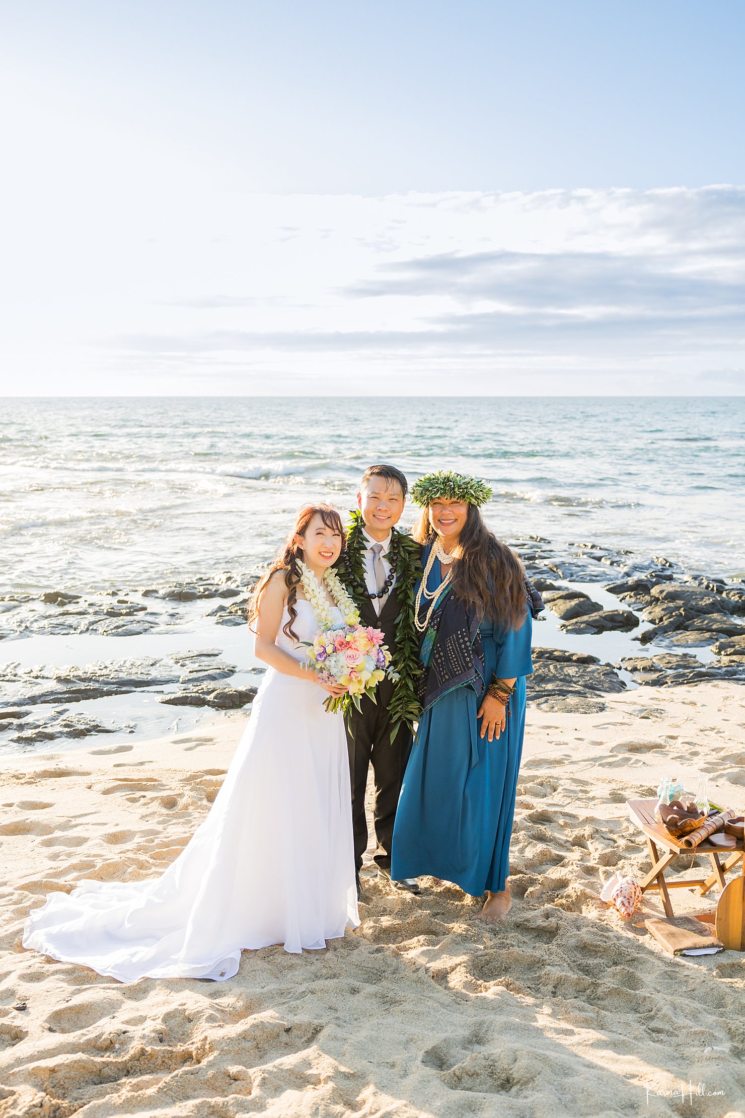 happy wedding in hawaii