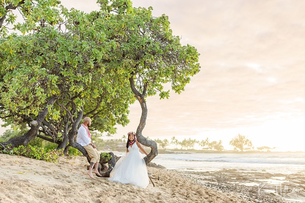 big island wedding portrait 