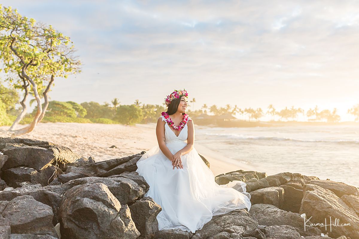 big island wedding portrait 