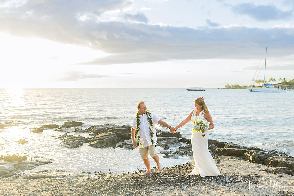 big island beach wedding 