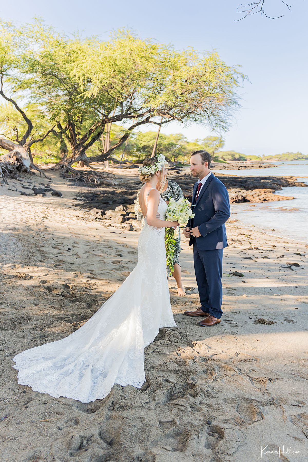 big island beach wedding 