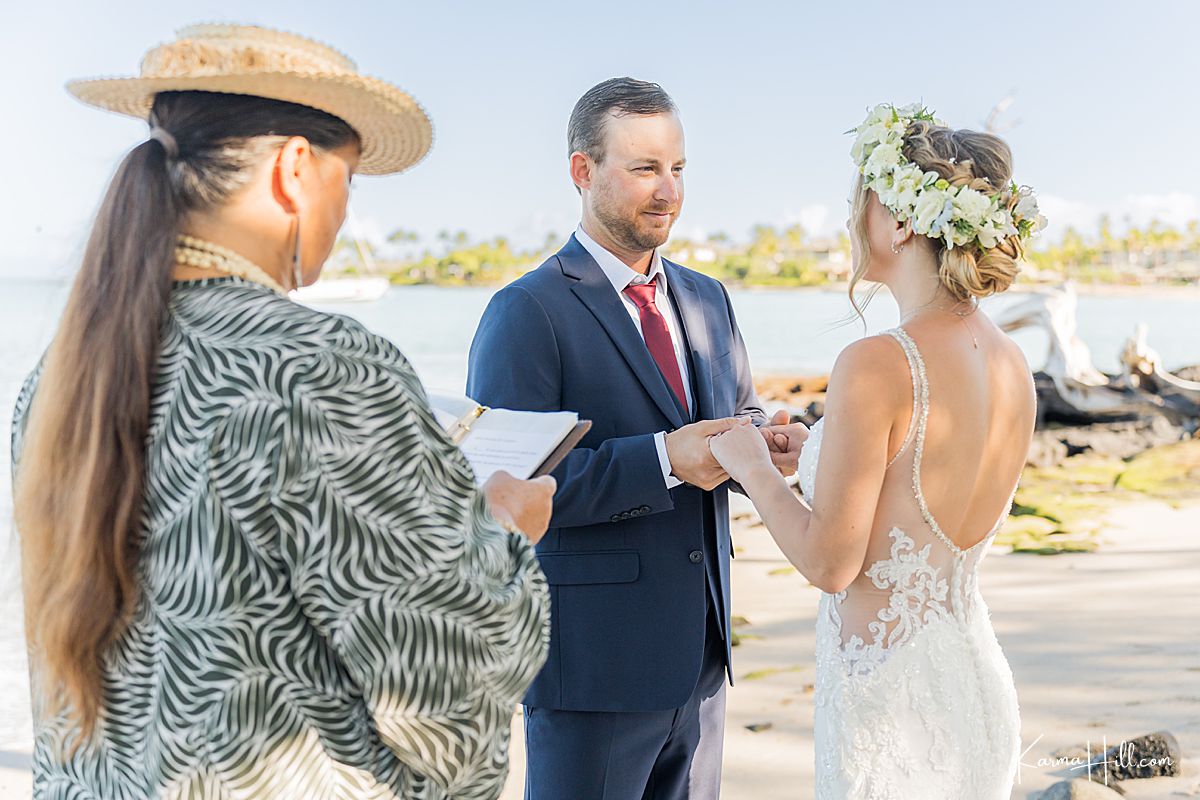 big island beach wedding 