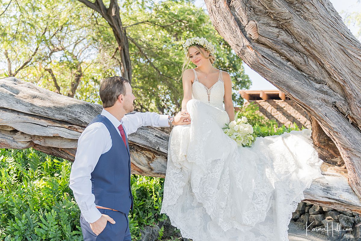 big island beach wedding 