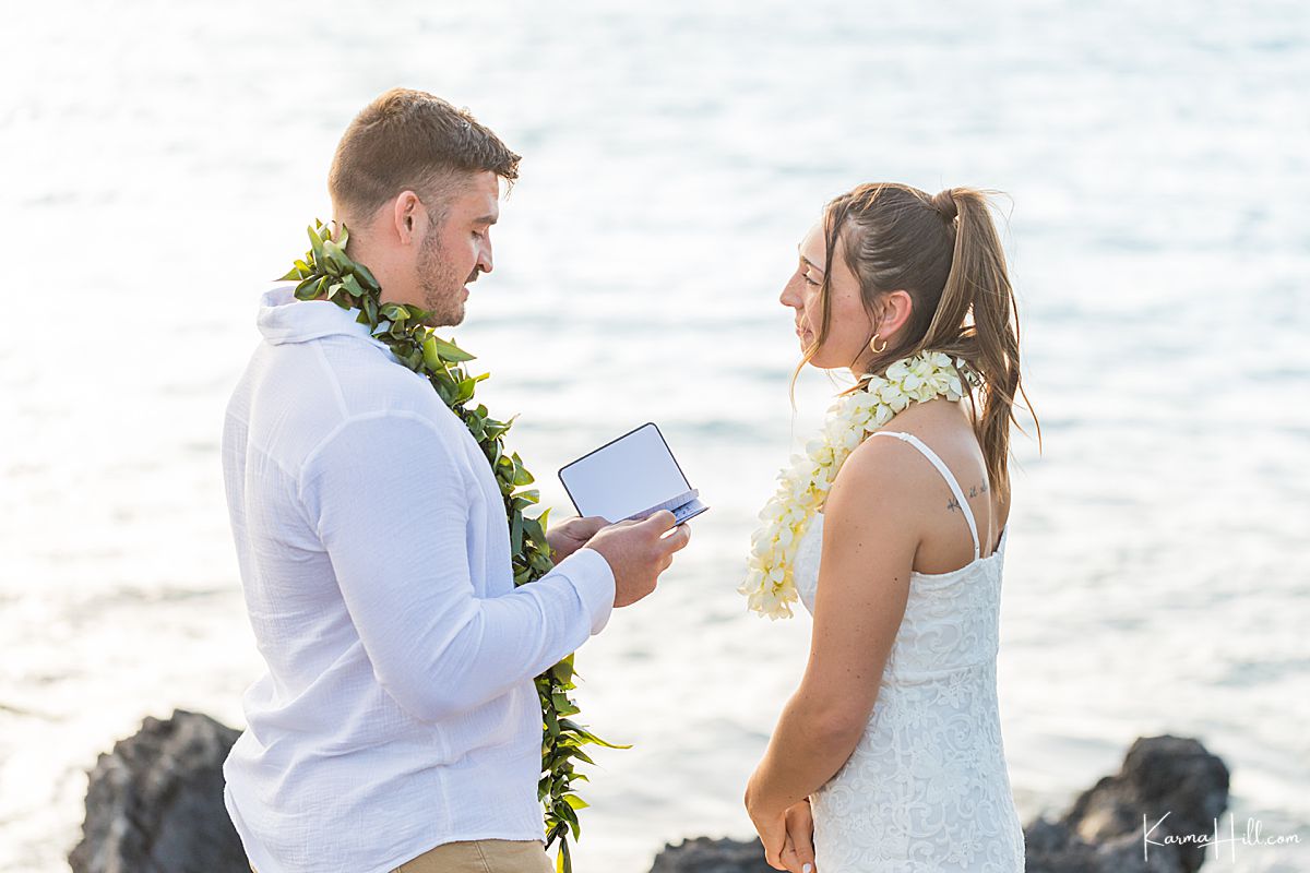 big island beach wedding 