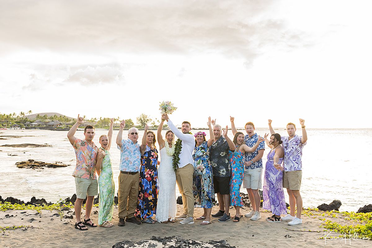 big island beach wedding 