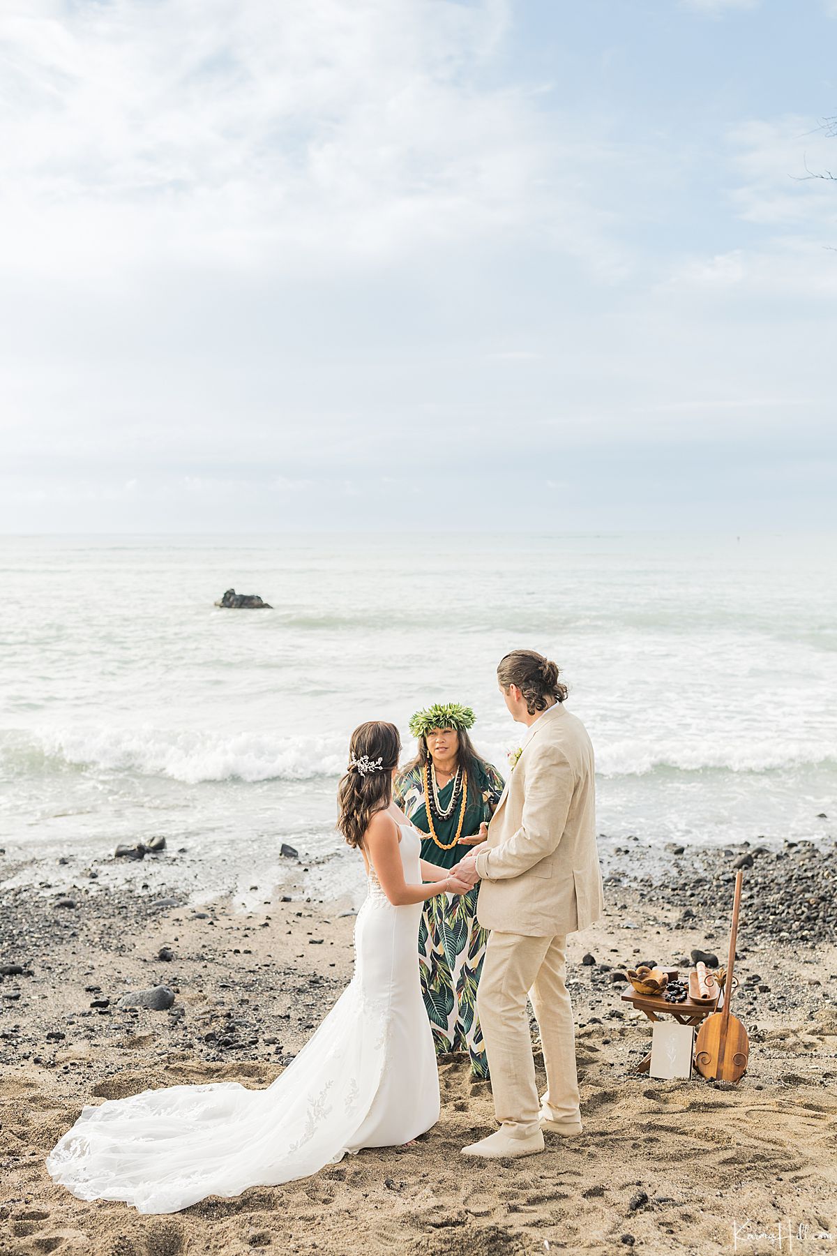  Big Island beach wedding 